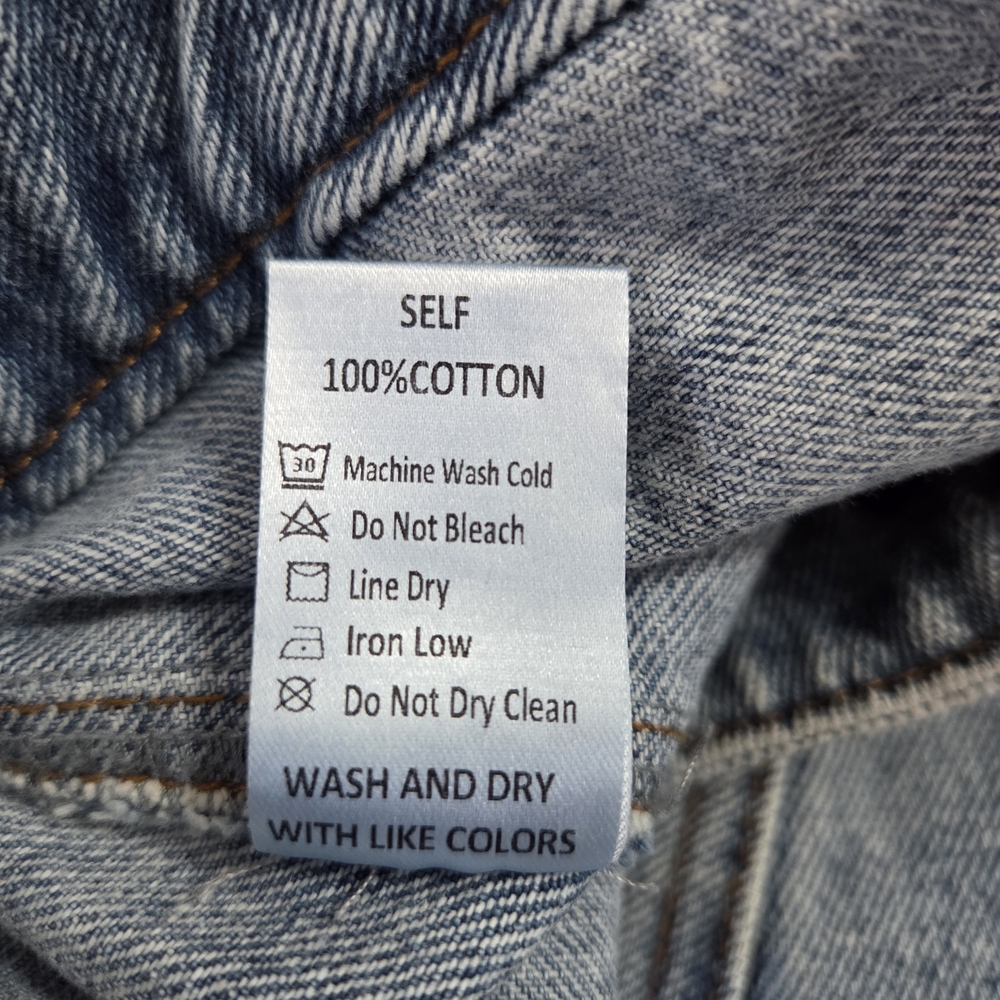 Forever 21 Button Front Retro Styling Denim Skirt - Picture 8 of 8